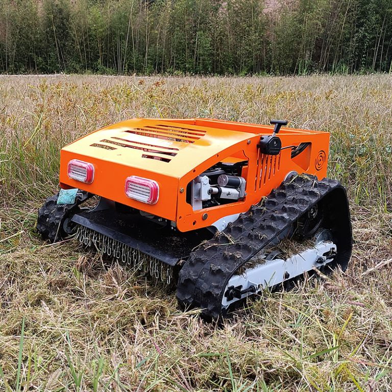 China maakte afstandsbediening grasmaaier met rupsen lage prijs te koop, Chinese beste grasmaaier robot