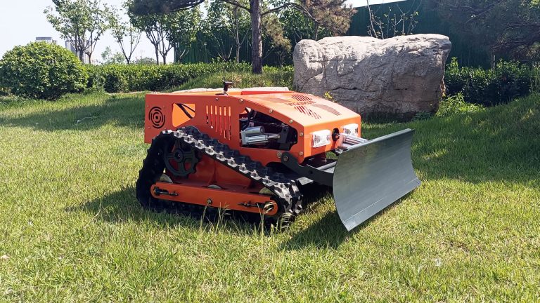 中国製斜面芝刈り機リモコン低価格販売、中国最高のロボットブラシ芝刈り機