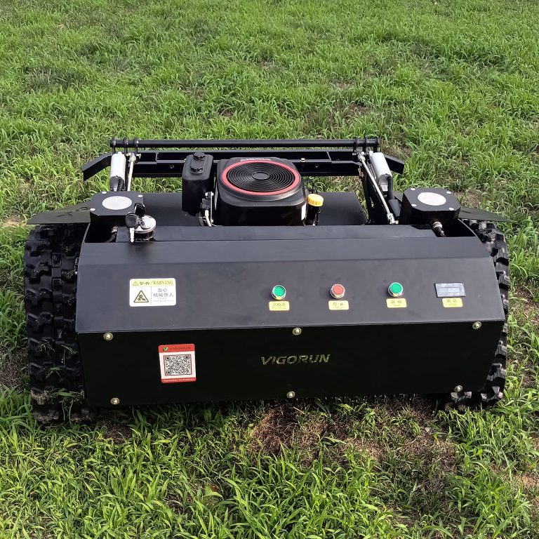 China gemaach Roboter Steigungenmäher niddrege Präis fir ze verkafen, Chinesesch bescht radiokontrolléiert Rasenmäher