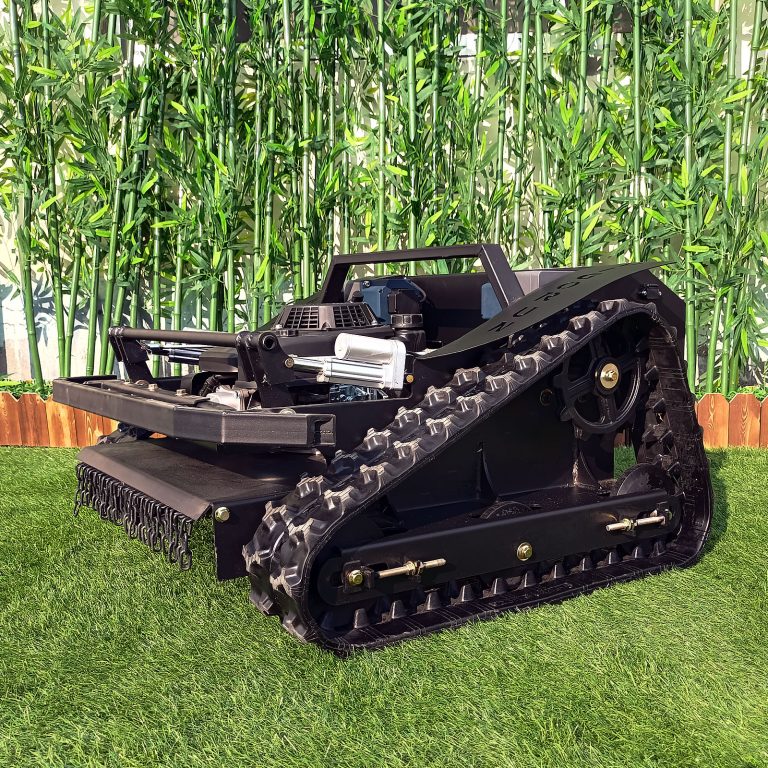 चीन में निर्मित सर्वोत्तम गुणवत्ता वाली आरसी ट्रैक्ड रोबोट घास काटने की मशीन
