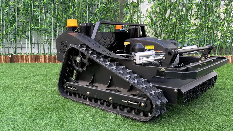 China made remote control steep slope mower low price for sale, Chinese best remote brush cutter