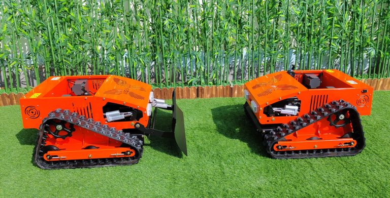 China made wireless remote control lawn mower low price for sale, Chinese best rechargeable brush cutter