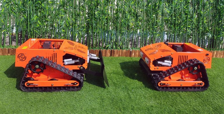 China made remote control mower on tracks low price for sale, Chinese best remote controlled mower