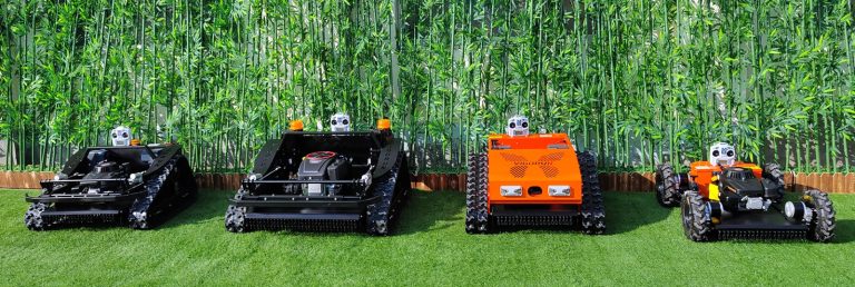 factory direct sales low price buy online remote control track-mounted slasher mower
