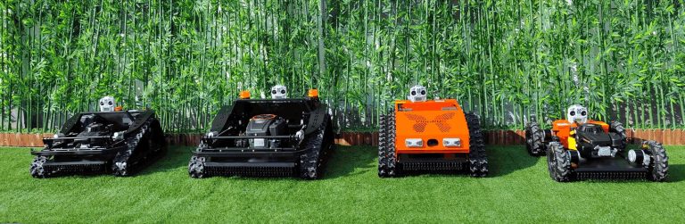 best quality radio controlled robot mower for slopes made in China