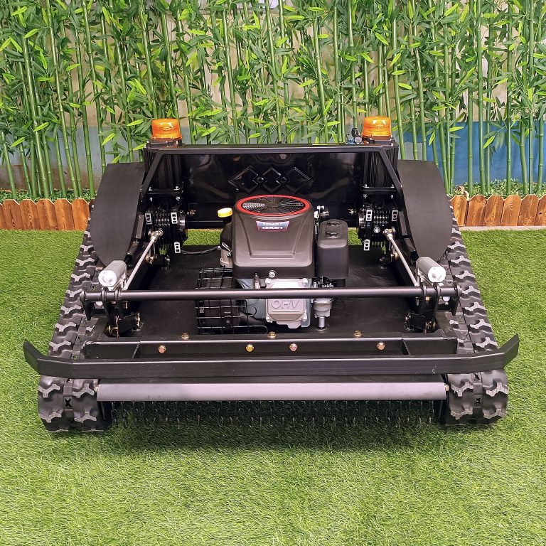 China made wireless robot mower low price for sale, Chinese best remote controlled brush cutter