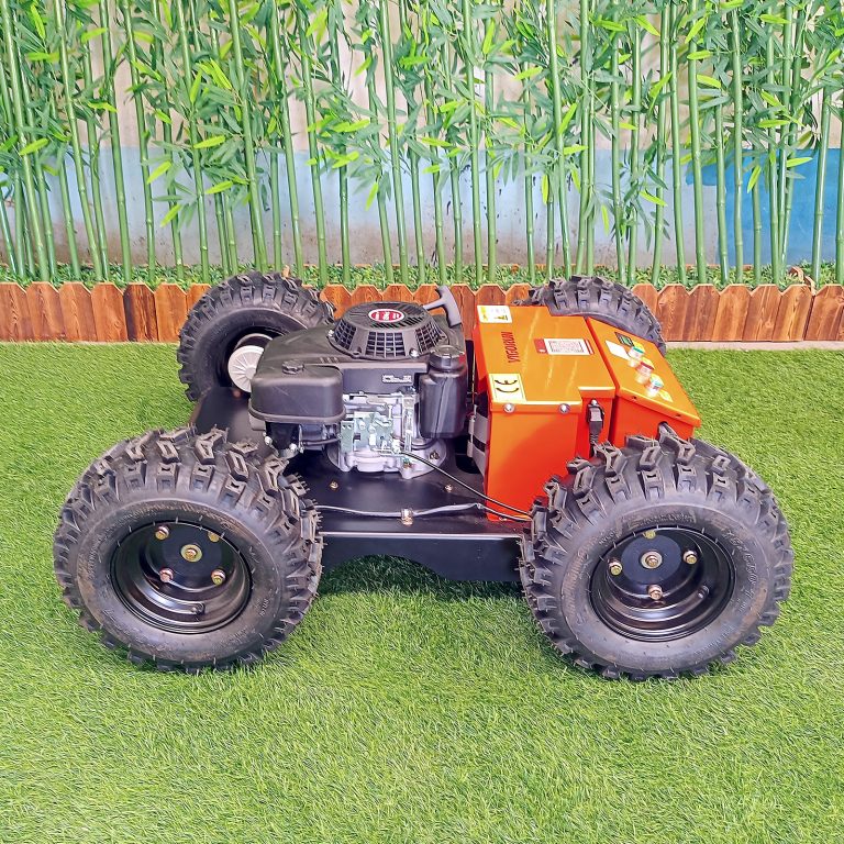 hybrid cutting width 800mm adjustable blade height by remote control wireless grass trimmer
