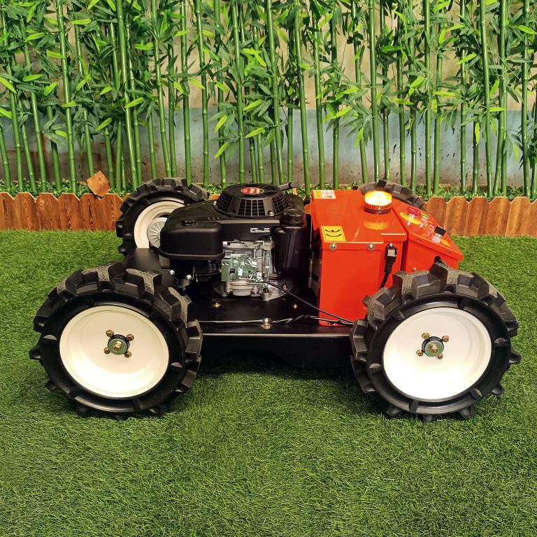 CE EPA Euro 5 gasoline engine electric motor driven remote lawn mower