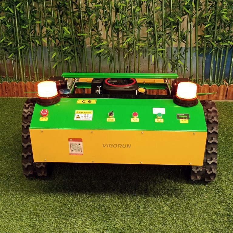 China made grass trimmer low price for sale, Chinese best remote control bank mower