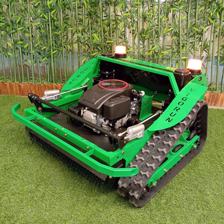 hybrid remote control distance 200m all terrain slope mower remote control