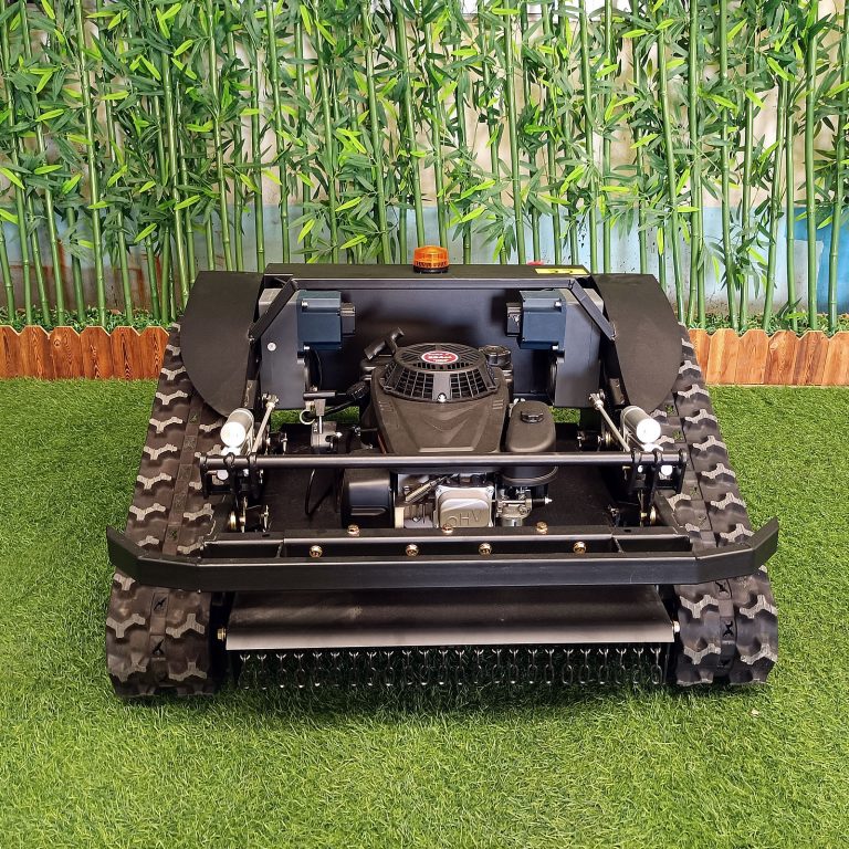 China made mower RC low price for sale, Chinese best remote control track mower