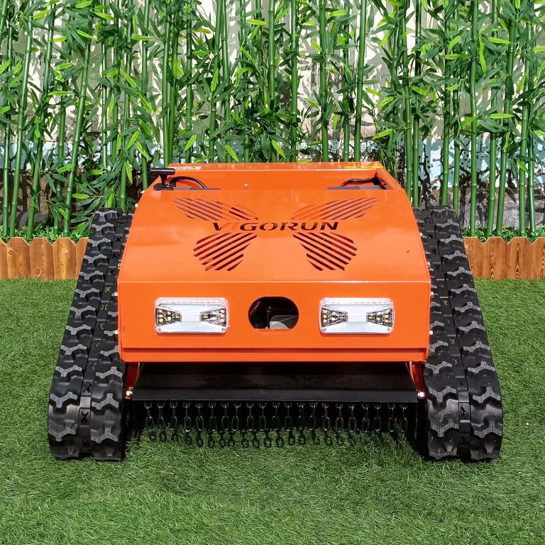 hybrid electric motor driven 550mm cutting width remotely controlled brush cutter