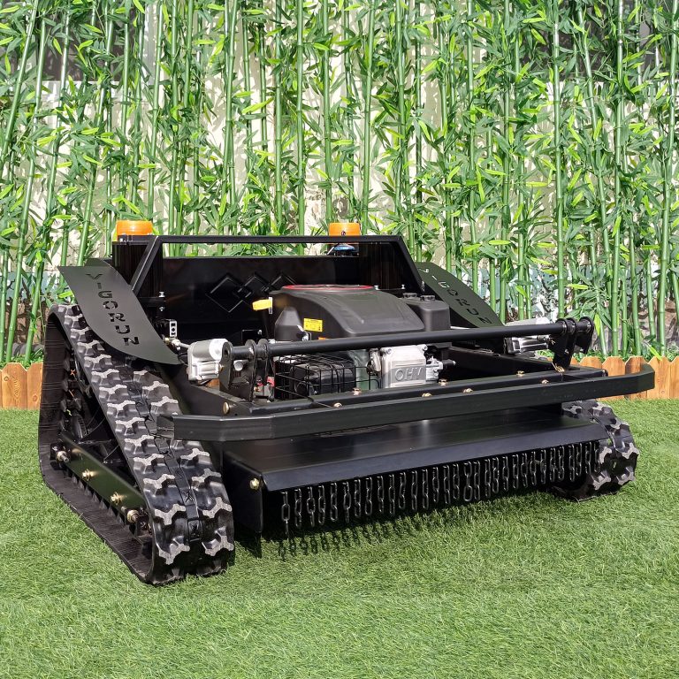 Affordable remote controlled crawler slasher mower for sale with best price