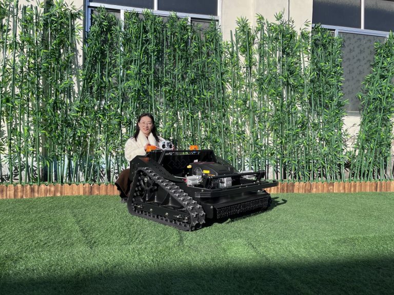 factory direct sales low wholesale price China front yard wireless radio control electric slope mower