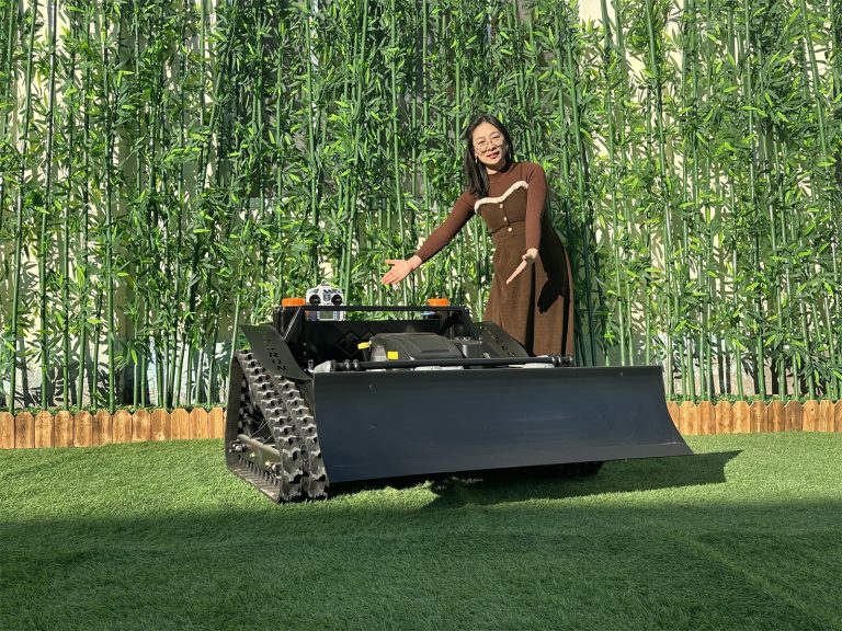 China made remote control brush cutter low price for sale, Chinese best robot lawn mower with remote control