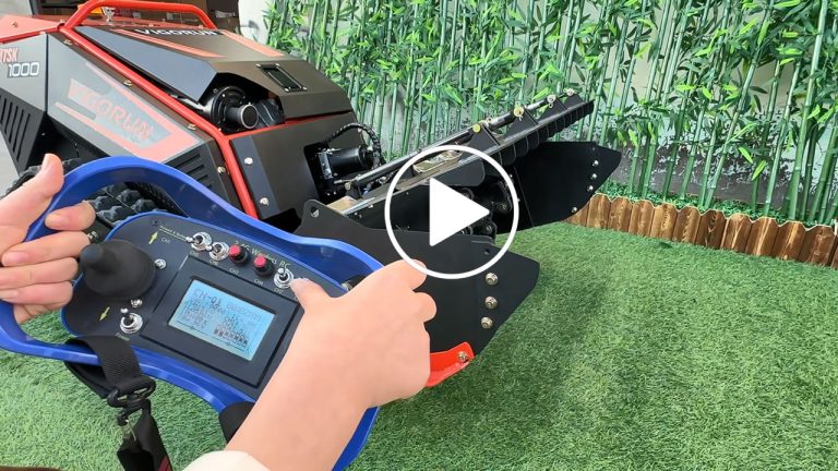 Operation Manual Of Remote Control Flail Mower (MTSK1000 With Flail Mower)