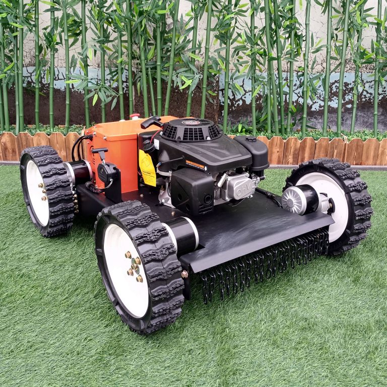 CE EPA approved gasoline engine cutting width 800mm remote operated mower
