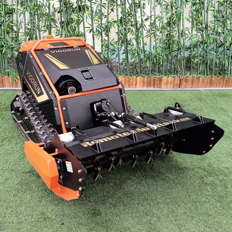 multi-purpose EPA approved gasoline engine artificial intelligent small size light weight wireless flail mulcher