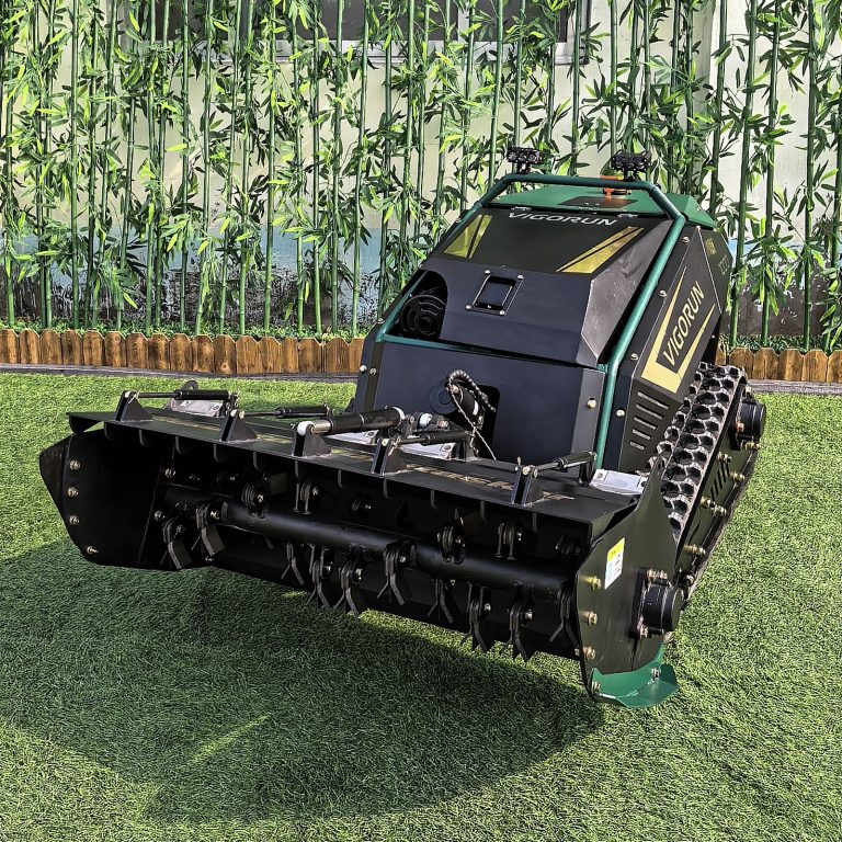 multi-functional Euro 5 gasoline engine for slopesel adjustable mowing height RC tool handling platform